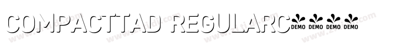CompactTAD RegularC字体转换